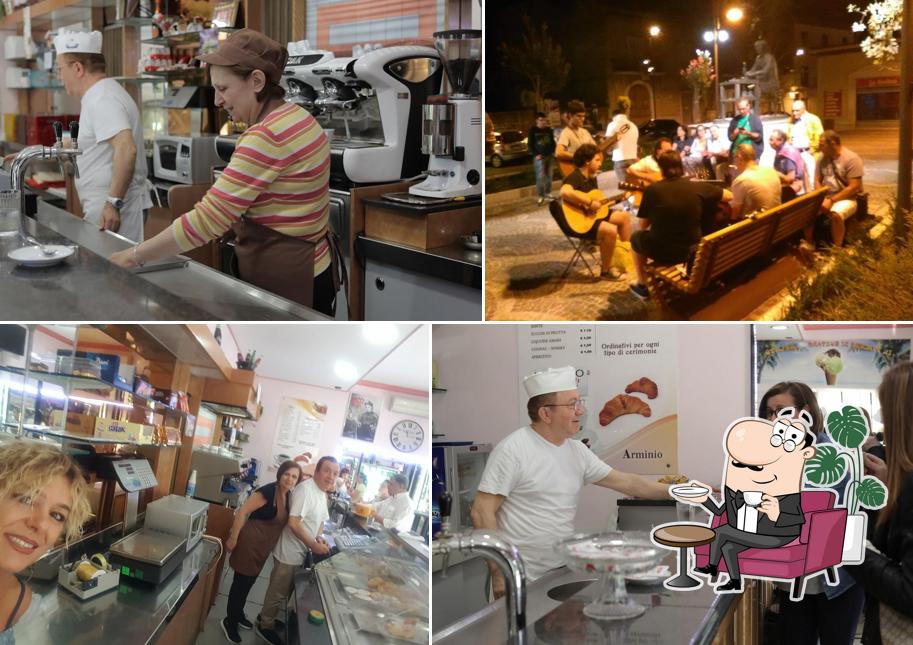 Gli interni di Bar Arminio