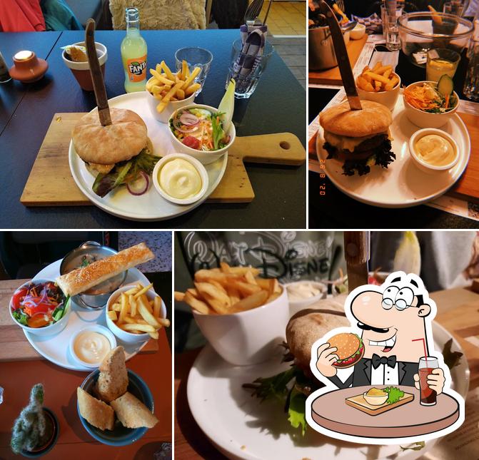 Try out a burger at Belgo