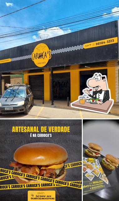 A imagem do Carioca's Lanches - Jardim do Ingá’s comida e exterior