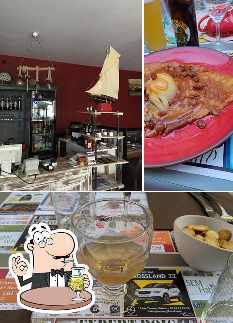 L’image de la boire et comptoir de bar concernant Le Crêpier Breton Châtellerault