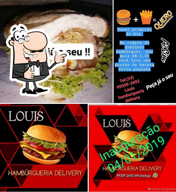 Look at this pic of Louis Hambúrgueria Delivery