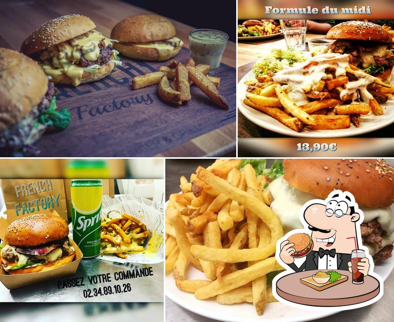 Dégustez l'un des hamburgers offert par French Factory (Burger and Grill)