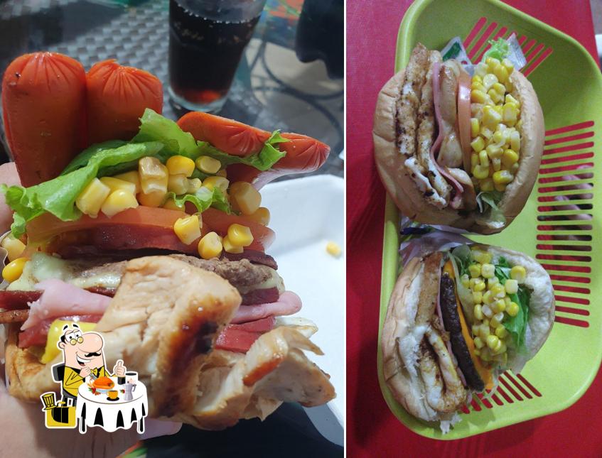 Platos en Frajola’s Sanduicheria e Pitdog