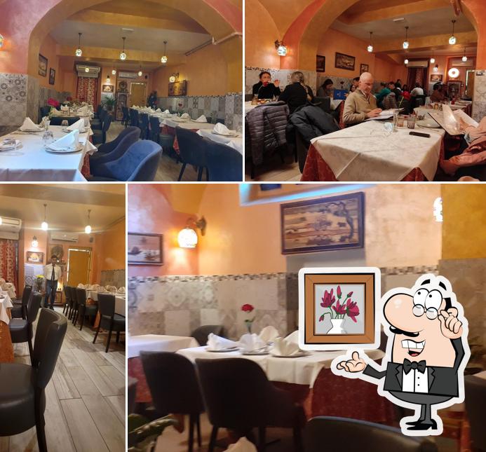 Gli interni di Indian Palace Ristorante indiano a Firenze