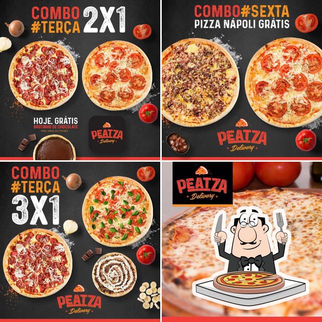 No Peatza Delivery, você pode pedir pizza