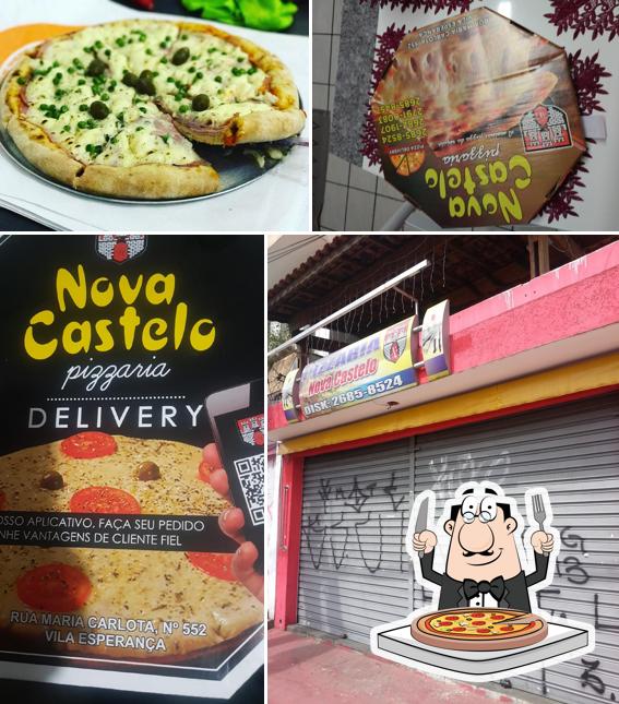 Peça pizza no Pizzaria Nova Castelo