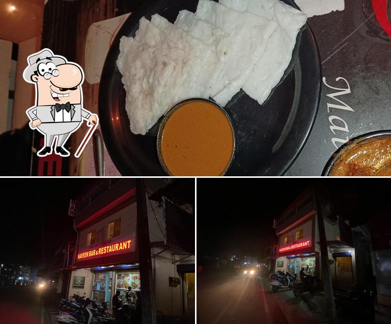 The image of exterior and food at Naveen Bar & Restaurant