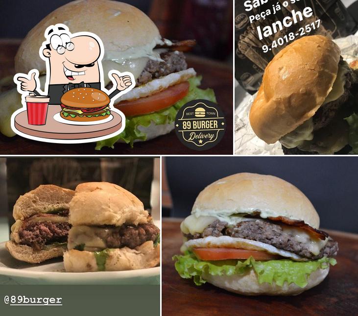 Consiga um hambúrguer no 89 Burger