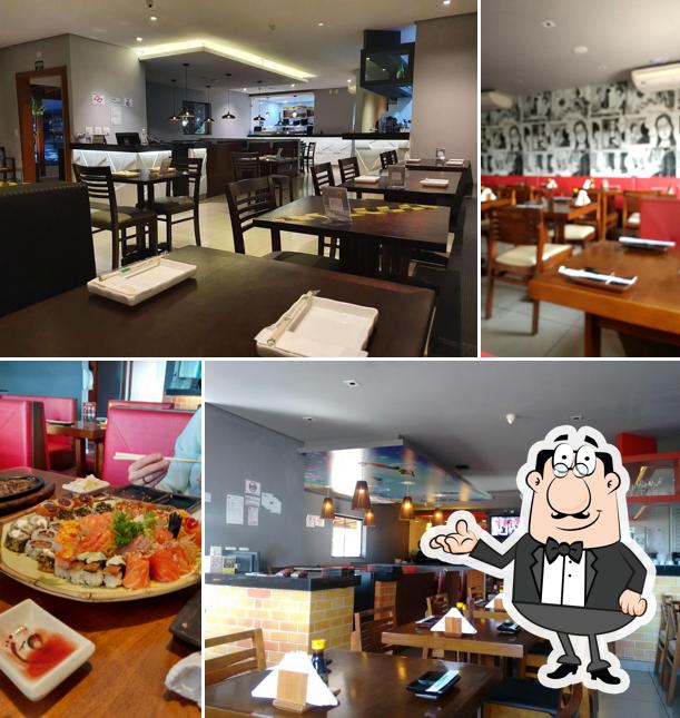 El interior de Hikken Sushi