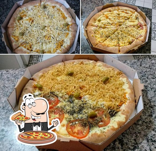 No Pizzaria e Esfiharia Nova Pizza, você pode desfrutar de pizza