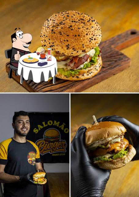 Delicie-se com um hambúrguer no Salomão Burguer