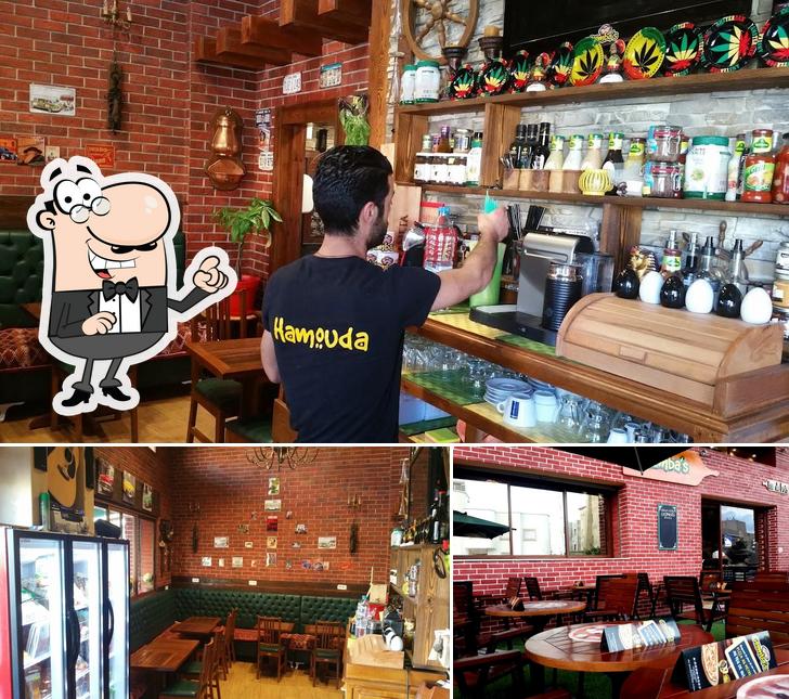 L'intérieur de Goomba's Pizza