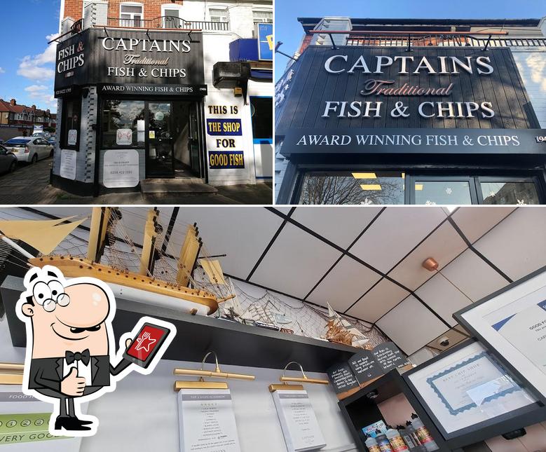 Here's a pic of Captain's Traditional Fish & Chips