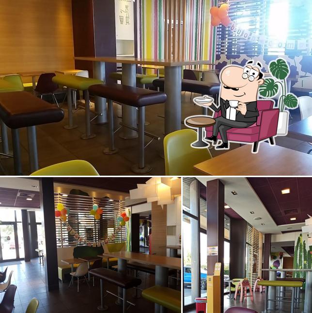 L'intérieur de McDonald's