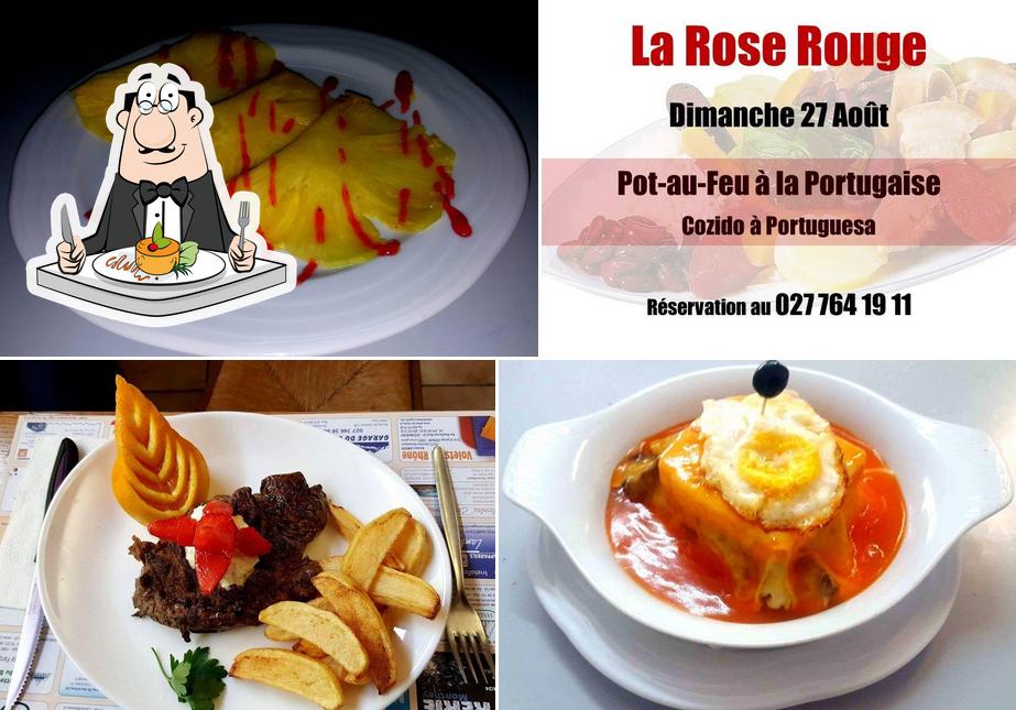 Plats à Restaurant La Rose Rouge