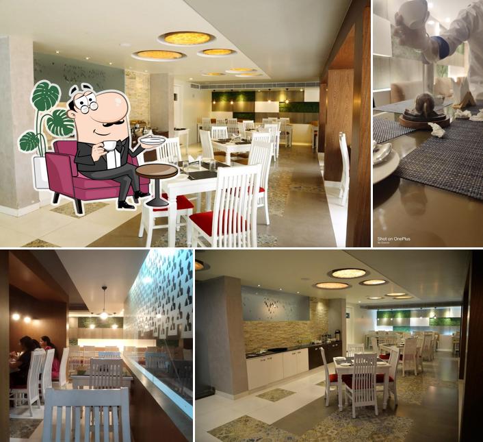 The interior of Miles Inn veg bite