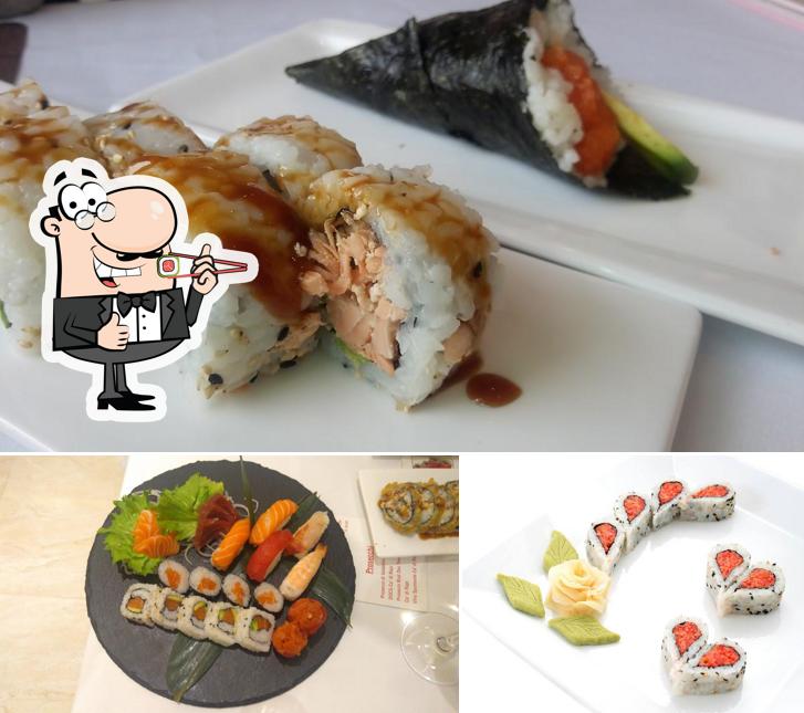 Scegli le varie opzioni di sushi