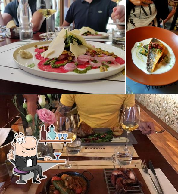 Gli interni di Bokeria Kitchen & Wine