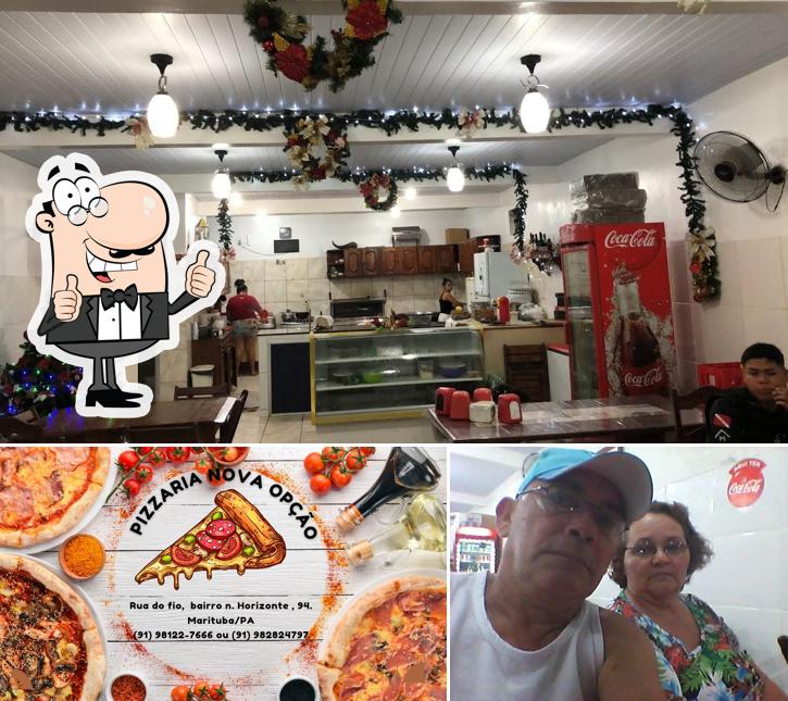 Это фотография ресторана "Pizzaria Nova Opção"