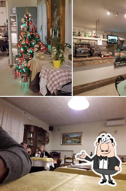 Gli interni di Pizzeria Trattoria Alla Baracchetta