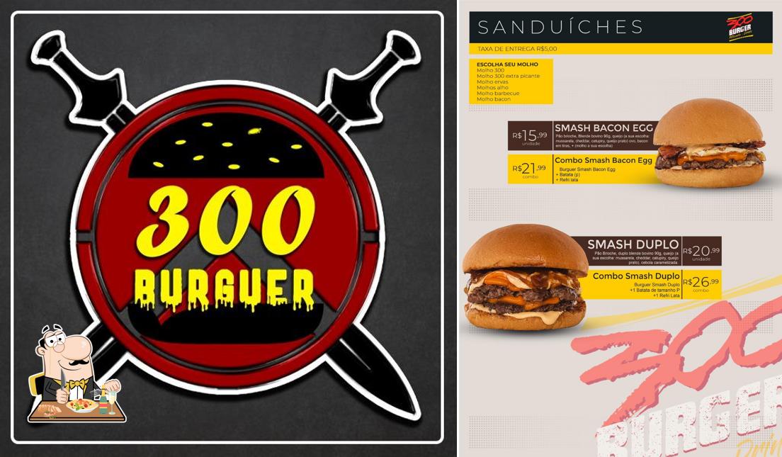 Comida em 300 Burguer