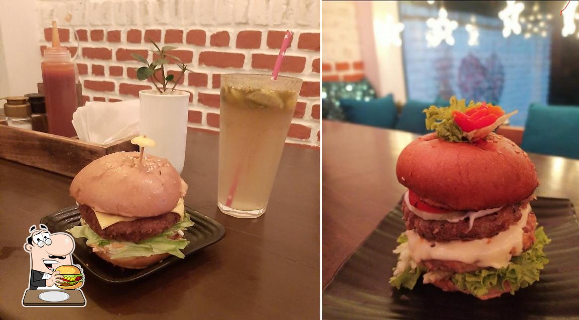 Try out a burger at Cafe Radiohead