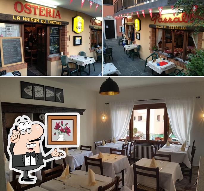 Gli interni di Osteria Pizzeria Pazzallo