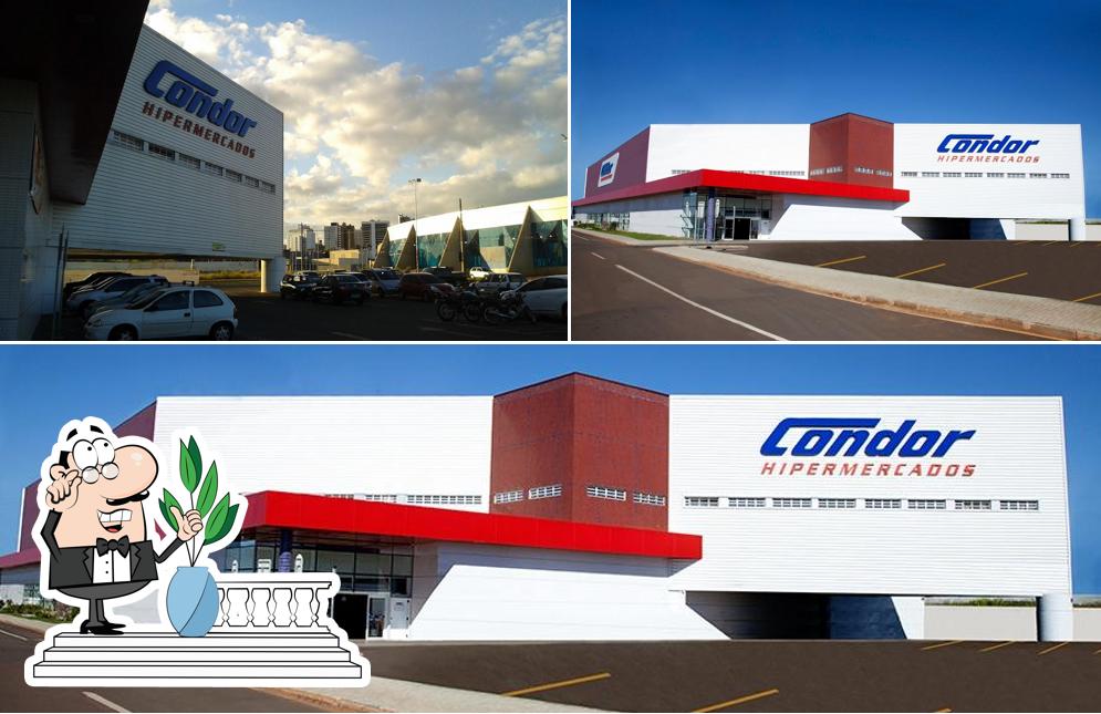 O exterior do Supermercado Condor Ponta Grossa Oficinas