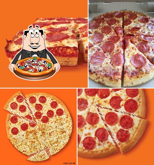 Try out pizza at Little Caesars Pizza