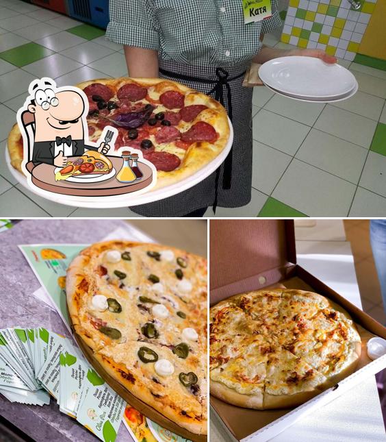 Попробуйте пиццу в "Oliva Pizza"