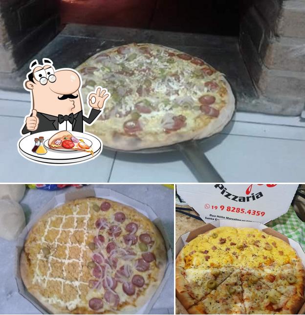 Escolha pizza no Borges Pizzaria