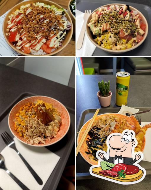 Prenditi i piatti di carne a Fresh Poke & Dimsum