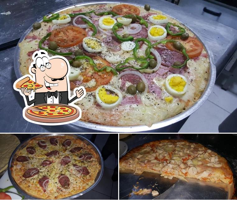 Escolha pizza no Galpão Carioca