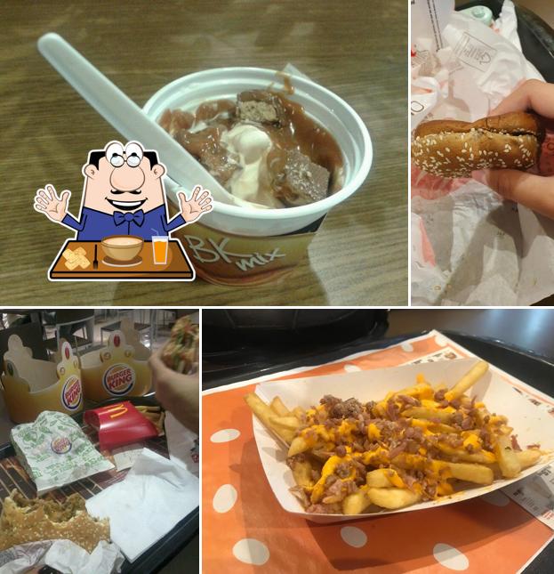 Comida em Burger King