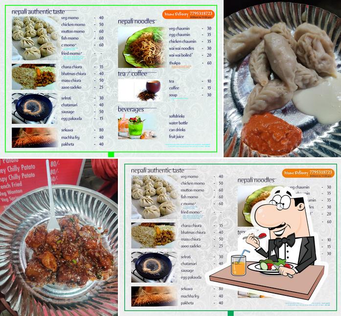 Food at Momo Pashal