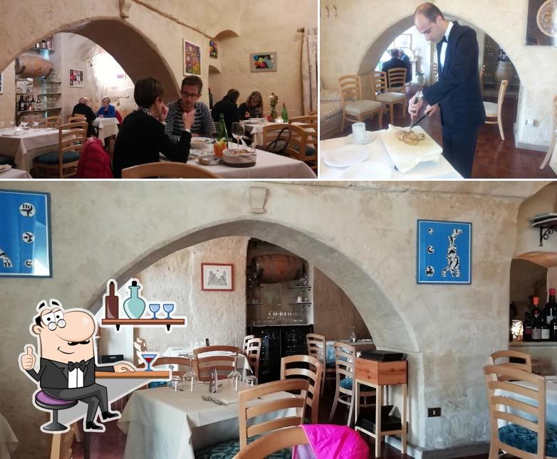 Gli interni di San Biagio Ristorante - Matera centro sassi