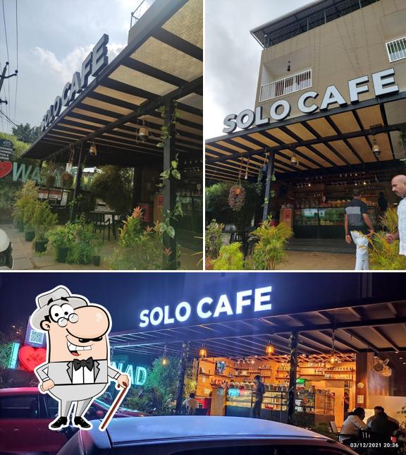 The exterior of Solo Cafe