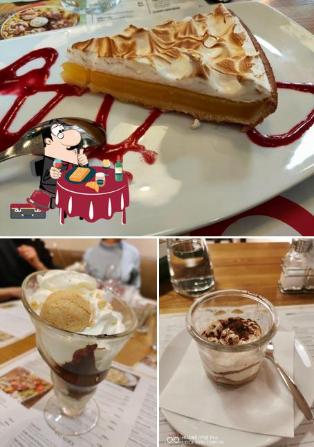 Del Arte offers a variety of desserts