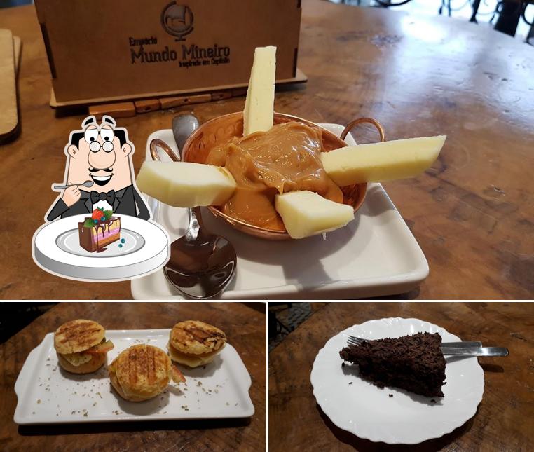 Bolo de chocolate em Empório Mundo Mineiro