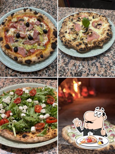 Choisissez des pizzas à Pizzeria Ares