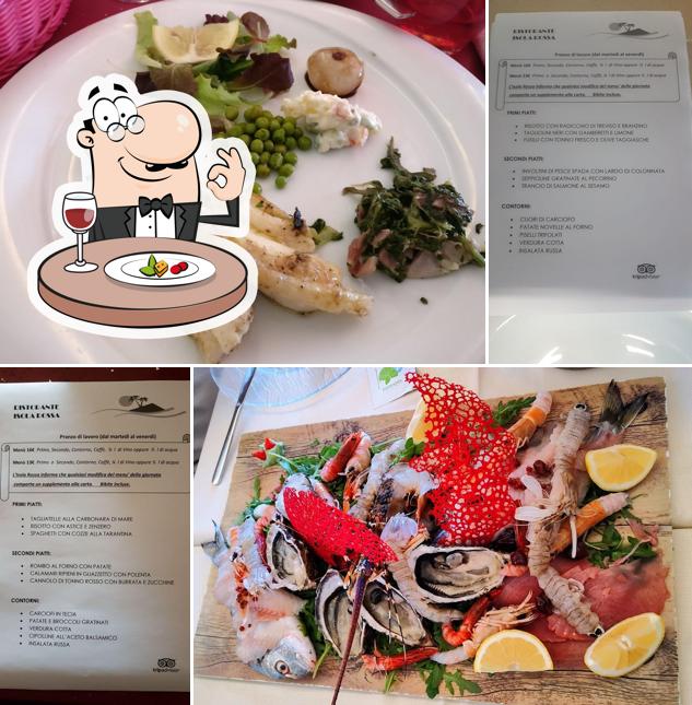 Cibo al Ristorante Isola Rossa