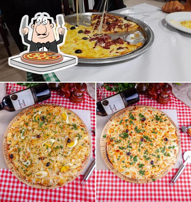 Experimente pizza no Juliana Restaurante e Pizzaria