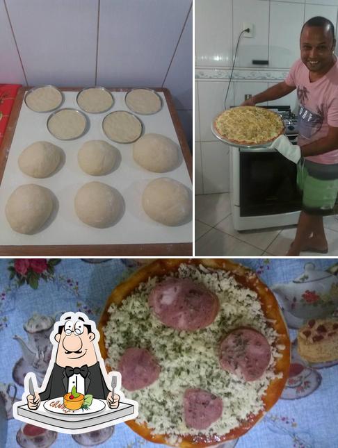 Comida em AluB Pizzas