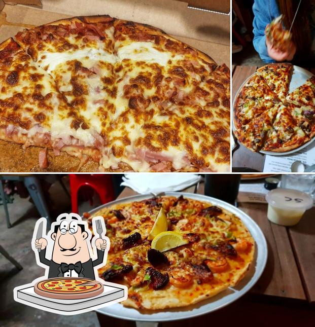 Elige una pizza en Big Mamma's Pizza