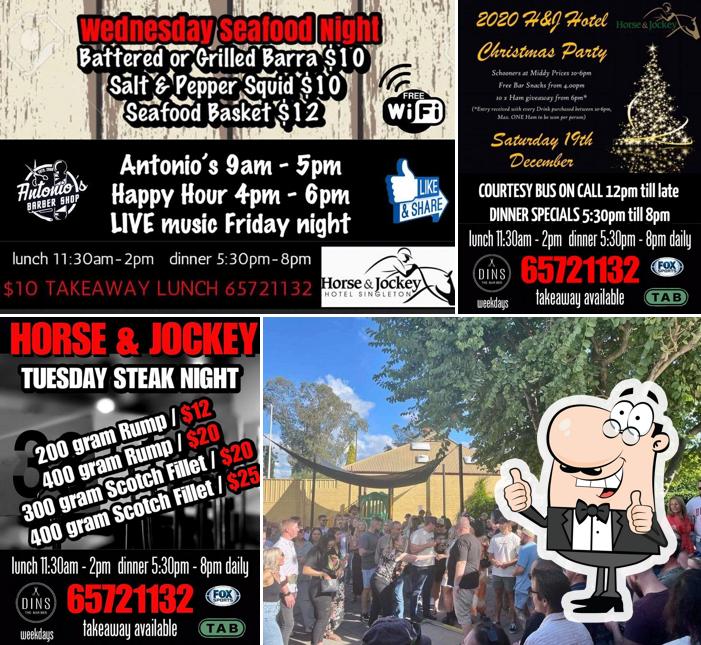 Horse & Jockey Hotel in Singleton Restaurant reviews