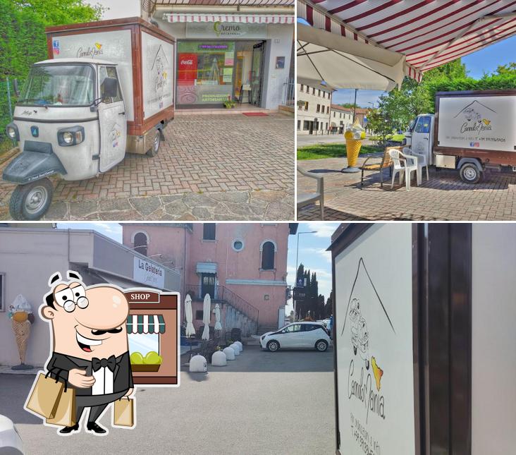 Gli esterni di La Gelateria Cannolomania