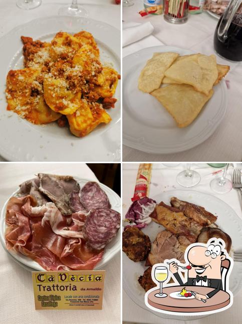 Cibo al Trattoria Ca Vecia