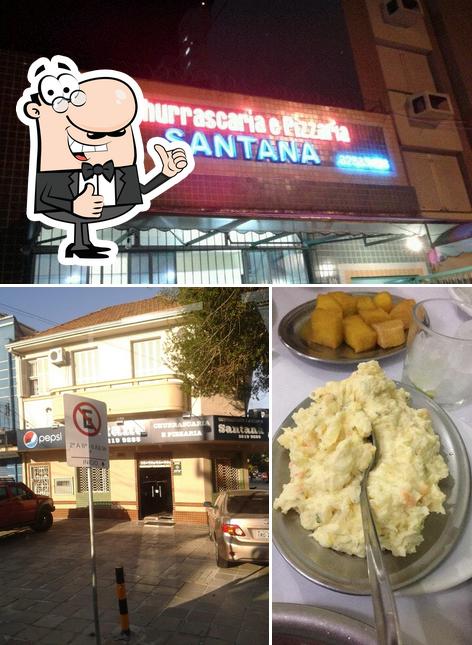 Look at the image of Pizzaria e Churrascaria Santana