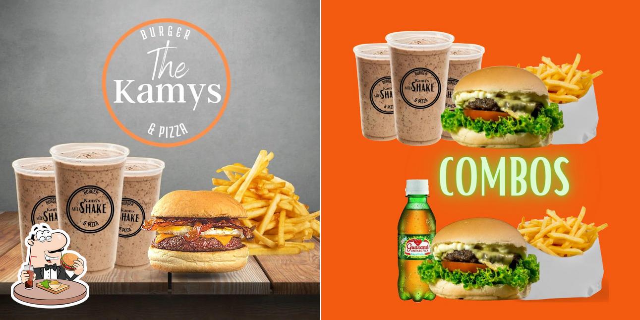 Peça um hambúrguer no The Kamys Burger & Pizza
