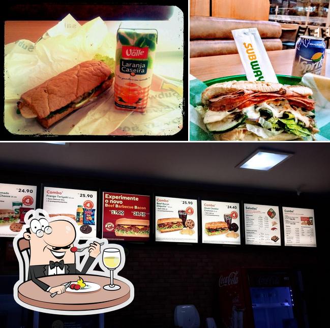 Comida em Subway